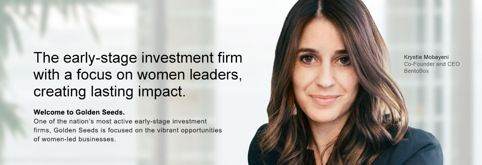 The early-stage investment firm with a focus on women leaders.